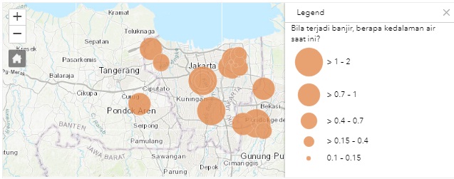 Aplikasi Sebaran Bencana Geovetsuko: Banjir Jabodetabek